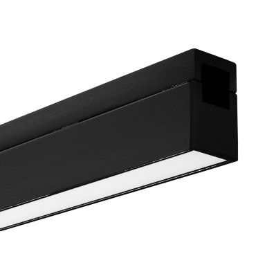 Nova Luce Versus - Lichtpunkt Magnetschienensystem - 25 x 2,6 x 4,4 cm - 10W LED inkl. - schwarz