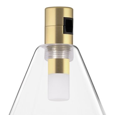 Nova Luce Cocktail - Lichtpunkt Magnetschienensystem - 12 x 14 cm - 5W LED inkl. - Messing satiniert