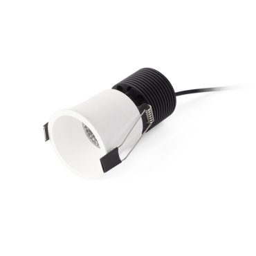 Faro Fox - Einbaustrahler - Ø 65 mm, Ø 55 mm Einbaugröße - 10W dimmbare LED inkl. - mattweiß