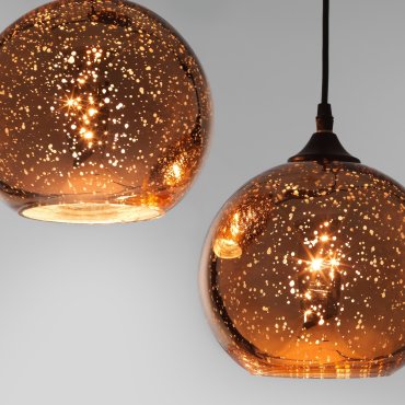 Nova Luce Blaze - Pendelleuchte - Ø 35 x 155 cm - Kupfer