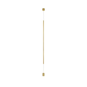 Nova Luce Elettra - Hänge-/Stehleuchte - Ø 7 x 300 cm - 20W LED inkl. - Messing gold