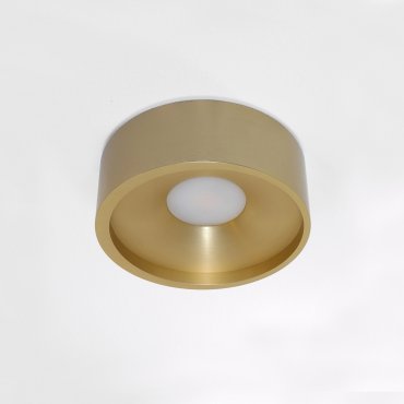 Artdelight Orlando - Deckenleuchte - Ø 14 x 5 cm - 10W dimmbare LED inkl. - gold