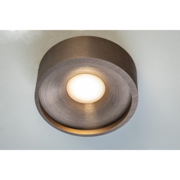 Artdelight Orlando - Deckenleuchte - Ø 14 x 5 cm - 10W dimmbare LED inkl. - Bronze