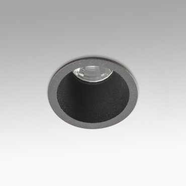 Faro Fox - Einbauspot - Ø 40 mm, Ø 35 mm Einbaugröße - 3-5W dimmbare LED inkl. - mattschwarz - Lichtfarbe warmweiß