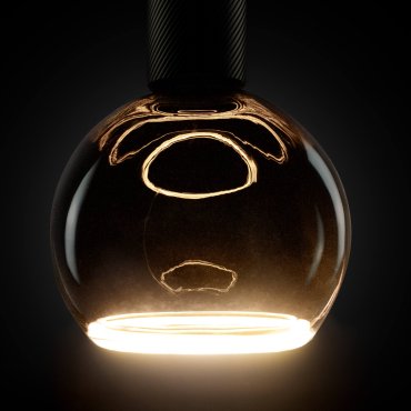 Segula LED Lampe - Floating Billard - Ø 15 x 18,5 cm - E27 - 4W dimmbar - 2200K - schwarz