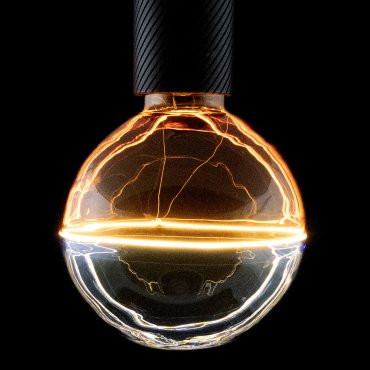 Segula LED-Lampe - 2Tone - Ø 12,7 x 18 cm - E27 - 5W dimmbar - 1900K - amber und blau