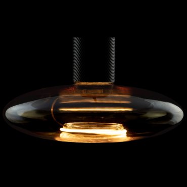Segula LED-Lampe - Schwebendes UFO - Ø 22 x 12 cm - E27 - 4W dimmbar - 2200K - amber