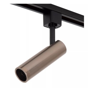 Lucide Track Grado Spot auf Schiene – 1-Phasen-Schienensystem – Ø 3,9 x 13,5 cm – Eisen grau