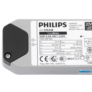 Nova Luce Treiber - 32-40Vdc / 230Vac - 20W