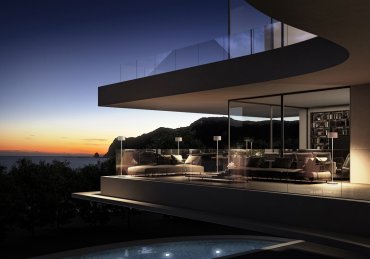 VK Lighting Orthios - wiederaufladbare Stehleuchte für den Außenbereich - Ø 29,1 x 138 cm - 4,5W LED inkl - IP54 - schwarz
