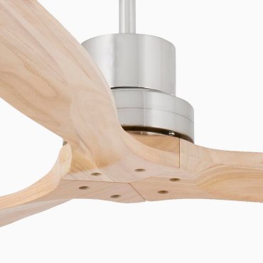 Faro Lantau L - Deckenventilator - Ø 132 cm - Nickel matt und Kiefer