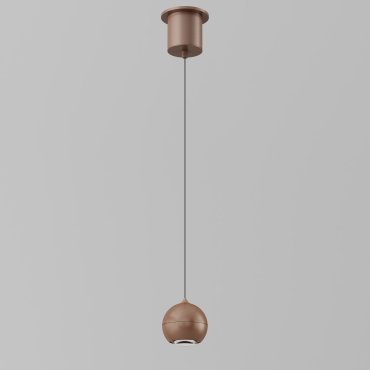 Artdelight Miami - pendelleuchte - Ø 10 x 218 cm - 10,8W dimmbares LED inkl. - gebürstetes bronze