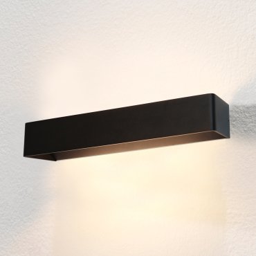 Artdelight Mainz XL - Wandleuchte - 50 x 10 x 7 cm - 2 x 6,3W dimmbare LED inkl. - schwarz