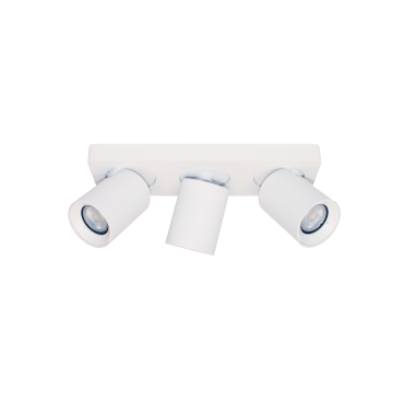Artdelight Megano - Aufbaustrahler 3L - 30 x 10 x 11,5 cm - weiß