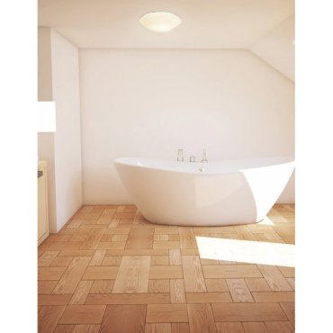 Artdelight Mazoa - Badezimmer-Deckenleuchte - Ø 27 cm - 12W LED inkl. - IP44 - weiß