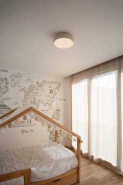 Faro Shoku - Deckenleuchte - Ø 35 x 9,3 cm - 24W dimmbare LED inkl. - beige