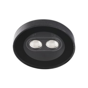 Faro Tras - Bodenstrahler für den Außenbereich mit schwenkbarem Lichtkegel - Ø 9,2 x 5,6 cm - 4W LED inkl. - IP67 - schwarz