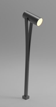 VK Lighting Stili - Gartenleuchte - 7,5 x 19,4 x 80 cm - 10W LED inkl. - anthrazit