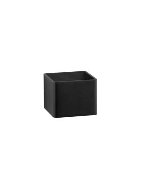 Nova Luce Epic - wandleuchte - 9,8 x 10 x 9 cm - 6W LED inkl. - schwarz