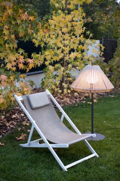 Faro Saigon - Außen-Stehleuchte - Ø 66,5 x 120 cm - IP65 - grau und beige
