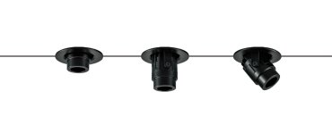 VK Lighting Bala - Einbaustrahler - Ø 52 mm, 42 mm Einbaumaß - inkl. 3W LED - schwarz