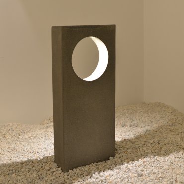 VK Lighting Logia - Gartenleuchte - 40 x 20 x 79 cm - 6.5W LED inkl. - IP65 - grau