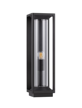 Nova Luce Pacific - Gartenpfosten - 14,5 x 50 x 14,5 cm - IP65 - dunkel anthrazit