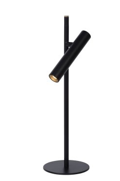 Lucide Philon - Tischleuchte - Ø 13 x 42 cm - 4,5W dimmbare LED inkl - schwarz