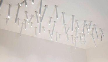 VK Lighting Gypsum - Einbaustrahler - 20 x 20 x 38 cm - 2W LED inkl. - weiß