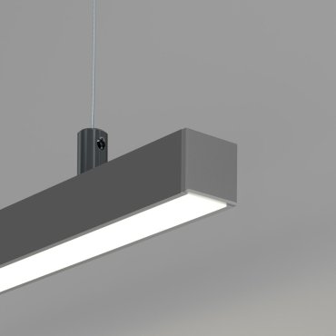 KLUS PDS-ZM-PLUS - LED-Profil - 1,4 x 1,5 cm - silber eloxiert