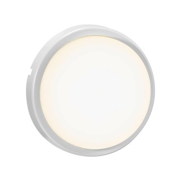 Nordlux Cuba Energy - Außenwandleuchte - Ø 17,5 x 4,3 cm - 6,5W LED inkl. - IP54 - weiß und opalweiß