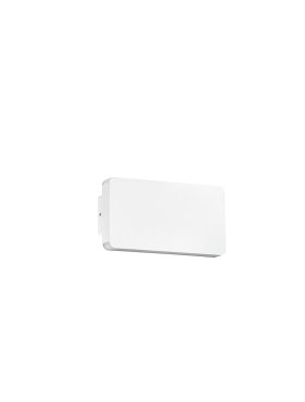 Nova Luce Artu - Außenwandleuchte - 17,5 x 9,5 x 3 cm - 10W LED inkl. - IP65 - Sand Weiß