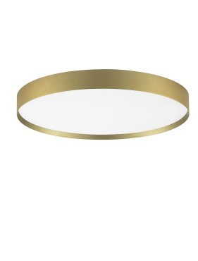 Nova Luce Roi - Deckenleuchte - Ø 50 x 8,5 cm - 48W dimmbar LED inkl. - gebürstetes gold