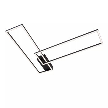 Lucide Arianne - Deckenleuchte - 22 x 93 cm - 23W LED inkl. - einstellbare Lichtfarbe - schwarz