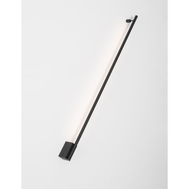 Nova Luce Gropius - Wandleuchte - 90 x 7 x 3,5 cm - 15W LED inkl. - Sand schwarz