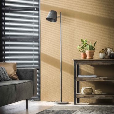 Vico Shade - Stehleuchte - 157 cm - Holzkohle