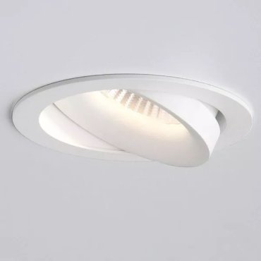 Artdelight Alice - Einbaustrahler - Ø 90 mm, Ø 83 mm Einbaumaß - weiß