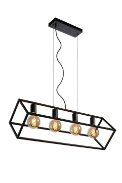 Lucide Fabian - Pendelleuchte - 80 x 28 x 161 cm - schwarz