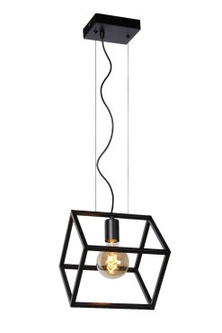 Lucide Fabian - Pendelleuchte - 25 x 28 x 161 cm - schwarz