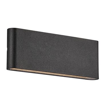 Nordlux Kinver 26 - außenwandleuchte - 26 x 9 x 3,3 cm - 10W LED inkl. - IP54 - schwarz