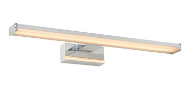 Lucide Onno - Spiegelbeleuchtung Bad - 60 x 12,1 x 4,2 cm - 11W LED inkl. - IP44 - Chrom matt