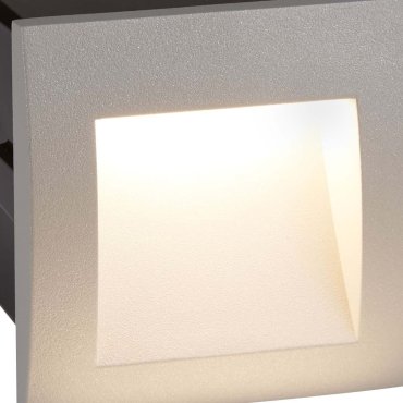 Searchlight Ankle - Wandeinbauleuchte - 9 x 9 x 8 cm - 1W LED inkl - IP65 - grau
