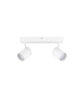 Nova Luce Alma - Aufbaustrahler 2L - 37 x 13 x 12 cm - IP44 - Sand Weiß