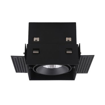 Artdelight Trofa - Einbaustrahler - 95 x 95 mm, 97 x 97 mm Einbaumaß - schwarz