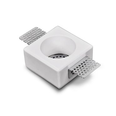 Artdelight Henry - Einbaustrahler - 80 x 80, 83 x 83 mm Einbaumaß - weiß