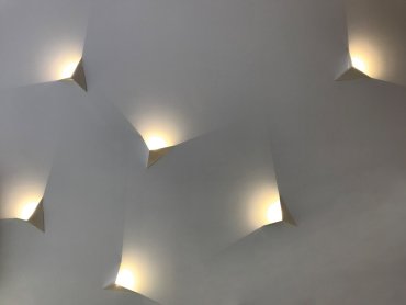VK Lighting Asteri - Wandleuchte - 24,5 x 7,5 x 20,5 cm - 3W LED inkl - weiß