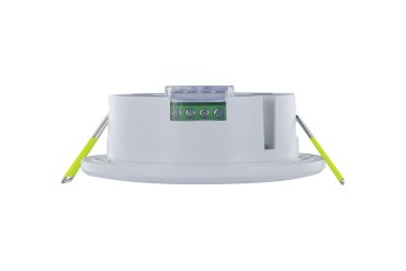 Integral LED - mikrowellen-bewegungssensor - Ø 93 mm, Ø 73 mm Einbaudurchmesser - mattweiß