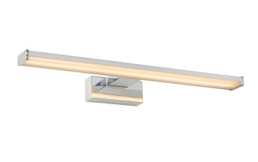 Lucide Onno - Spiegelbeleuchtung Bad - 40 cm - 8W LED inkl - IP44 - Chrom matt