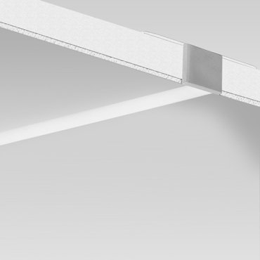 KLUS PDS-T - LED-Einbauprofil für 12 mm Gipskarton - 1,62 cm Fensterbreite - Aluminium
