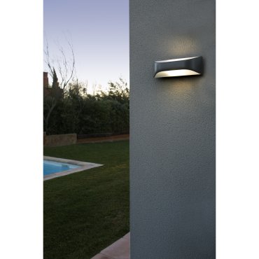 Faro View - Wandleuchte - 29 x 10 cm - IP54 - dunkelgrau